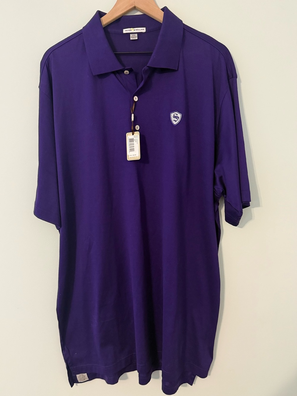 Peter Millar Sewanee University of the South Purple Golf Polo NWT XXL